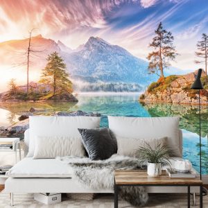 Papier Peint Lac Hindersee En Bavière, Allemagne – Image 3