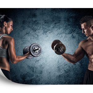 Papier Peint Homme Musclé Et Femme Athlétique – Image 2