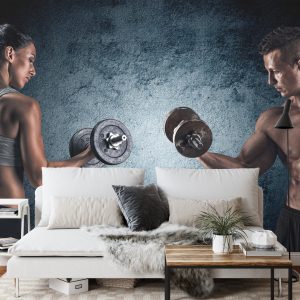 Papier Peint Homme Musclé Et Femme Athlétique – Image 3