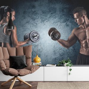 Papier Peint Homme Musclé Et Femme Athlétique – Image 4