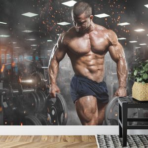 Papier Peint Homme Musclé Au Gymnase – Image 7