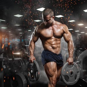 Papier Peint Homme Musclé Au Gymnase – Image 1
