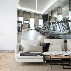 Papier Peint Club De Remise En Forme Moderne – Image 6