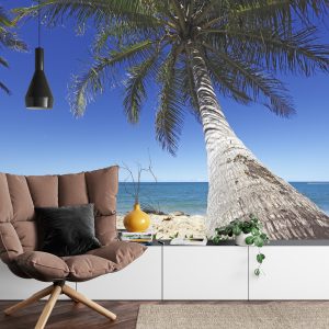 Papier Peint Plage Océan Palmiers – Image 4