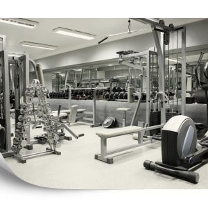 Papier Peint Intérieur D'une Salle De Sport Avec Équipement – Image 2