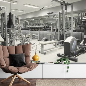 Papier Peint Intérieur D'une Salle De Sport Avec Équipement – Image 4