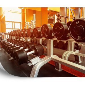 Papier Peint Haltères Au Gymnase – Image 2