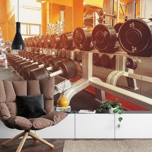 Papier Peint Haltères Au Gymnase – Image 4