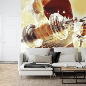 Papier Peint Collage Avec Sportif Et Ville La Nuit – Image 6