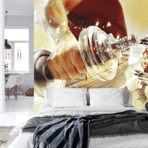 Papier Peint Collage Avec Sportif Et Ville La Nuit – Image 8