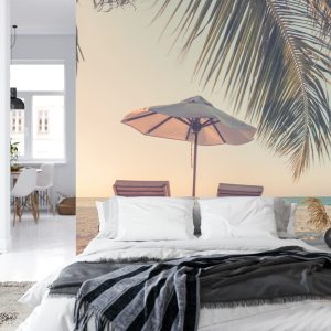 Papier Peint Plage Océan Palmiers – Image 8