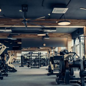 Papier Peint Intérieur D'une Salle De Sport Moderne – Image 1