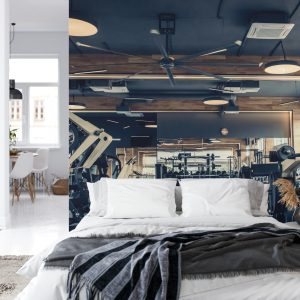 Papier Peint Intérieur D'une Salle De Sport Moderne – Image 8