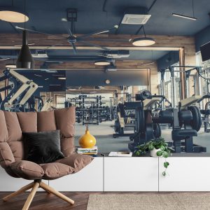 Papier Peint Intérieur D'une Salle De Sport Moderne – Image 4
