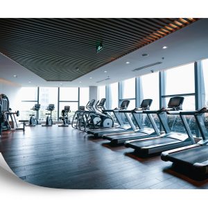 Papier Peint Intérieur De Salle De Sport Moderne 3D – Image 2