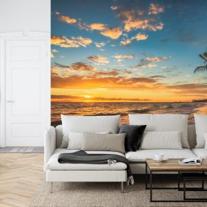 Papier Peint Plage Coucher De Soleil – Image 6