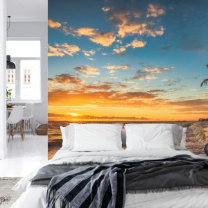 Papier Peint Plage Coucher De Soleil – Image 8