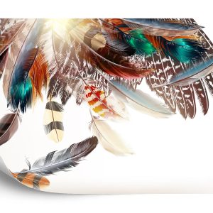 Papier Peint Plumes De Style Bohème – Image 2