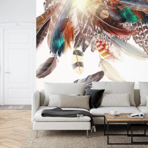 Papier Peint Plumes De Style Bohème – Image 6