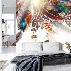 Papier Peint Plumes De Style Bohème – Image 8