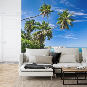 Papier Peint Plage Océan Palmiers – Image 6