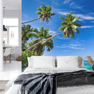 Papier Peint Plage Océan Palmiers – Image 8