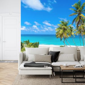 Papier Peint Plage Océan Palmiers – Image 6