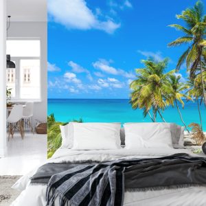 Papier Peint Plage Océan Palmiers – Image 8