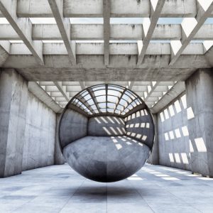 Papier Peint Forêt Dans Le Brouillard – Image 1