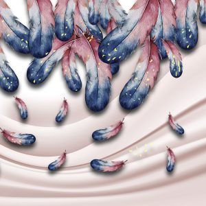 Papier Peint Plumes Délicates – Image 1