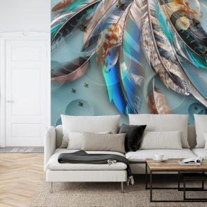 Papier Peint Plumes À Motifs – Image 6