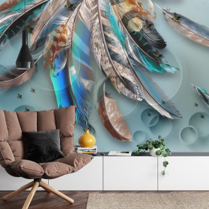 Papier Peint Plumes À Motifs – Image 4