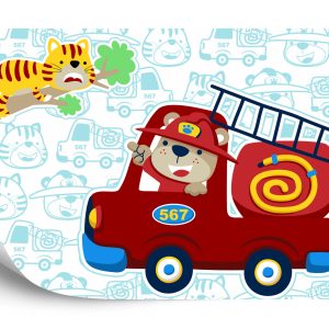 Papier Peint Ours En Pompier – Image 2