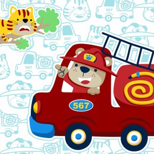 Papier Peint Ours En Pompier – Image 1