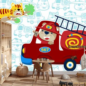 Papier Peint Ours En Pompier – Image 3