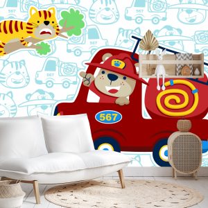 Papier Peint Ours En Pompier – Image 4