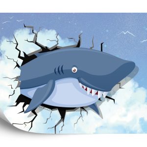 Papier Peint Requin Dans Le Ciel – Image 2