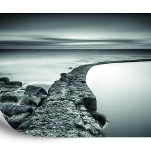 Papier Peint Plage Mer Rochers – Image 2