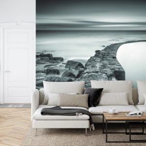 Papier Peint Plage Mer Rochers – Image 6