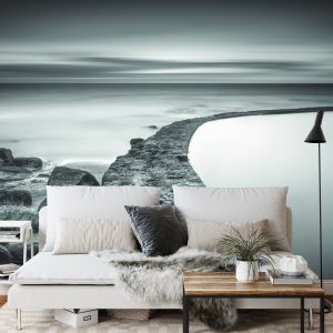 Papier Peint Plage Mer Rochers – Image 3