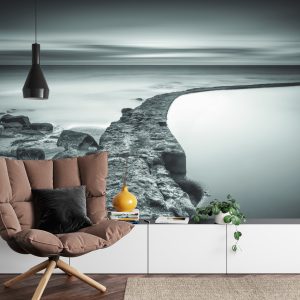 Papier Peint Plage Mer Rochers – Image 4