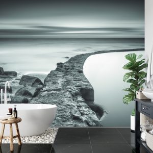 Papier Peint Plage Mer Rochers – Image 5