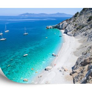 Papier Peint Plage Mer Rochers – Image 2