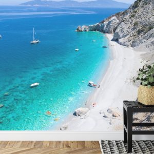 Papier Peint Plage Mer Rochers – Image 7