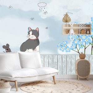 Papier Peint Chat Sur Une Clôture – Image 4