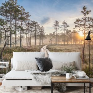 Papier Peint Chemin En Bois Dans La Forêt – Image 3