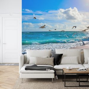 Papier Peint Plage Mer Vagues – Image 6