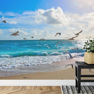 Papier Peint Plage Mer Vagues – Image 7