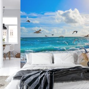 Papier Peint Plage Mer Vagues – Image 8