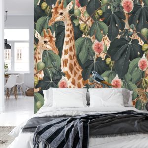 Papier Peint Girafes Au Milieu Des Feuilles – Image 8